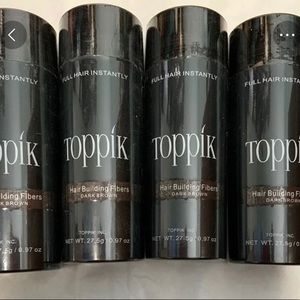 Keratin Hair Fibers Dark Brown 4 Bottles